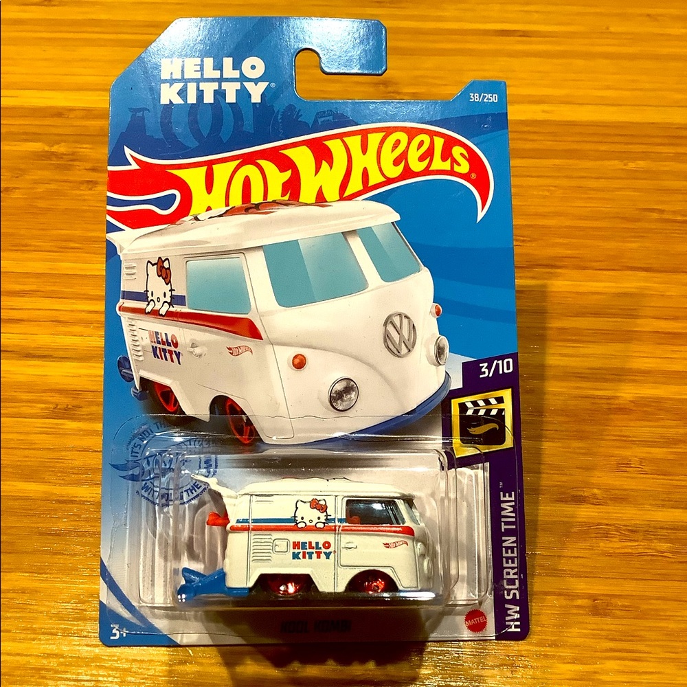 HELLO KITTY.. HOTWHEELS, Kool Kombi BNIP